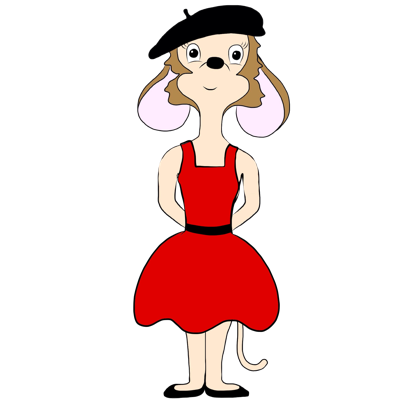 Michèle the Mouse messages sticker-7