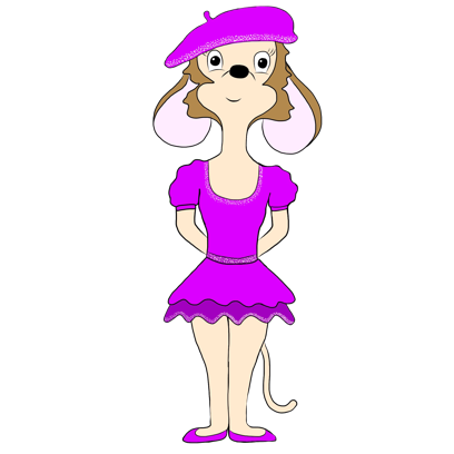Michèle the Mouse messages sticker-11