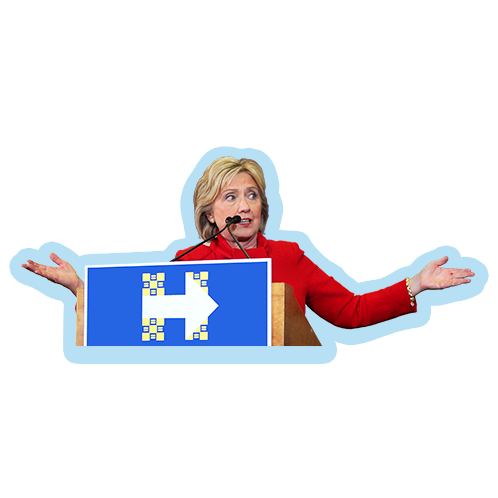 ElectionMoji - Hillary Clinton Emoji (HillaryMoji) messages sticker-7