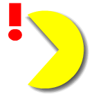 PAC-MAN Moving Stickers messages sticker-0