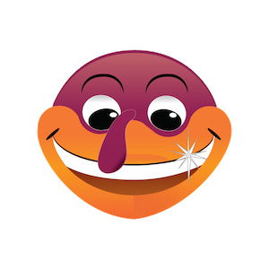 Virginia Tech Back to School Emojis messages sticker-0