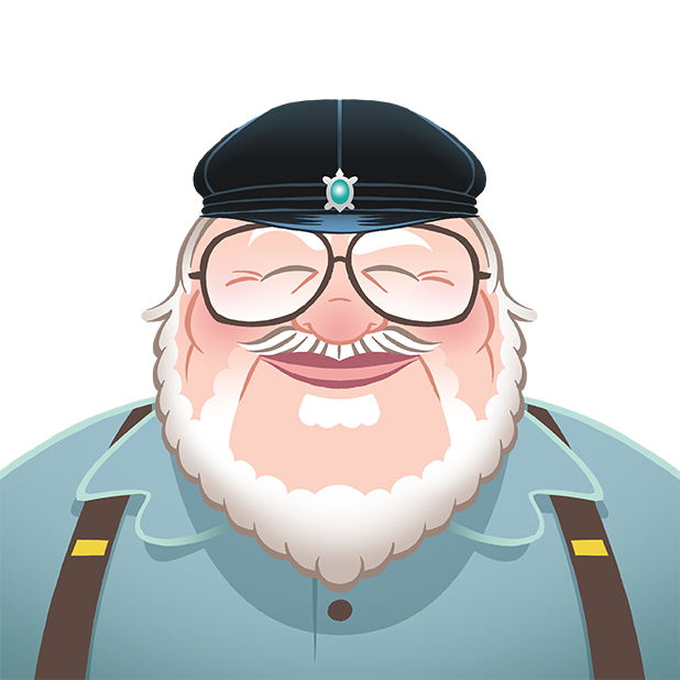 George R. R. Martin Stickers messages sticker-0