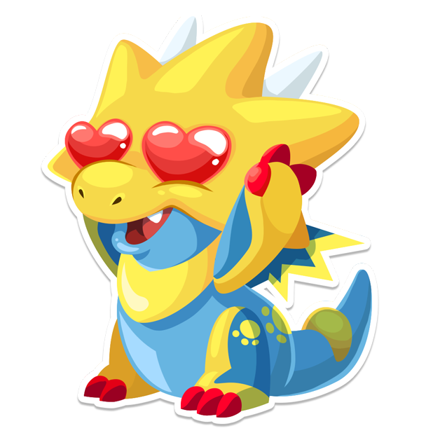 Dragon City Stickers messages sticker-1