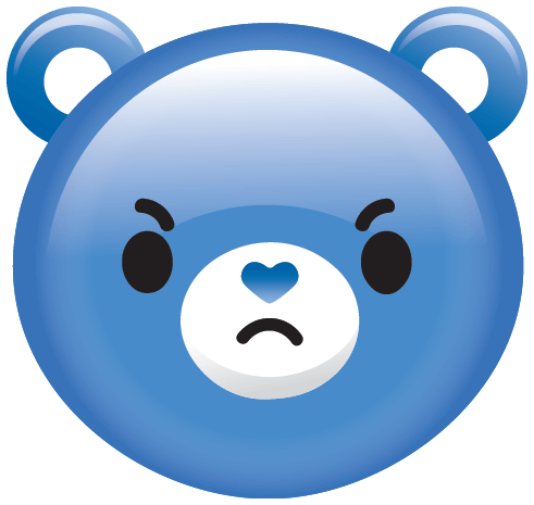 Care Bears Belly Badges and Symbols messages sticker-5