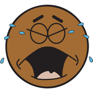 Ochat: Brown Smiley & Emoji Stickers for iMessage messages sticker-9