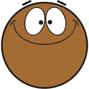 Ochat: Brown Smiley & Emoji Stickers for iMessage messages sticker-0