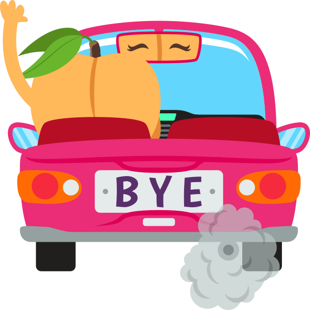 A Peach Life: Emoji inspired stickers by EmojiOne messages sticker-2