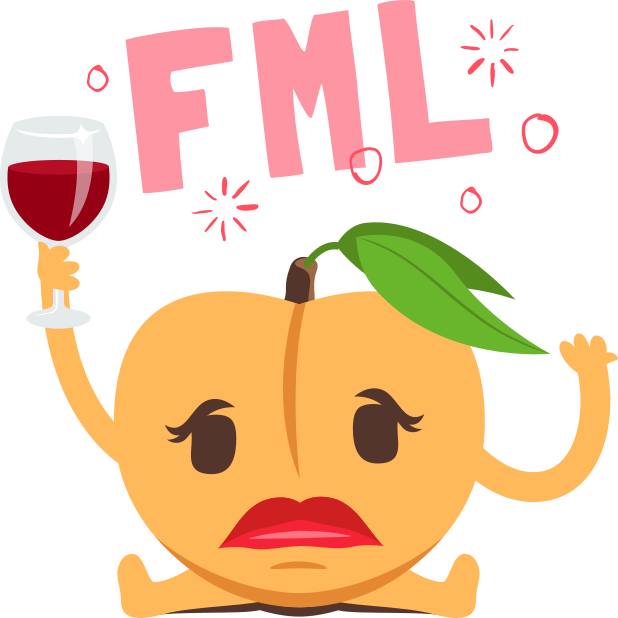 A Peach Life: Emoji inspired stickers by EmojiOne messages sticker-4