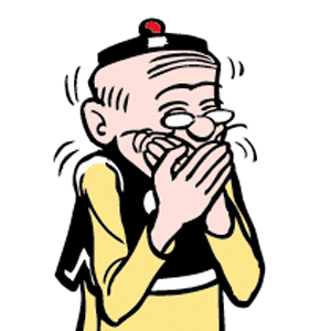 老夫子貼圖 messages sticker-2