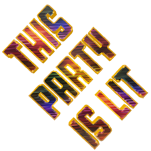 Partying Pack messages sticker-6