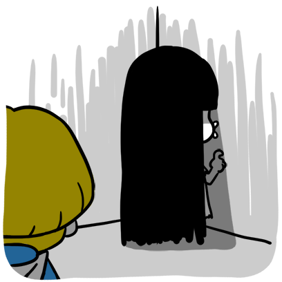 Bella, the adolescent ghost girl messages sticker-10