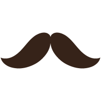 Moostache messages sticker-0