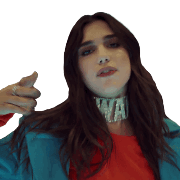 Dua Lipa Sticker Pack messages sticker-4