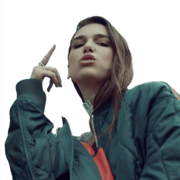 Dua Lipa Sticker Pack messages sticker-0