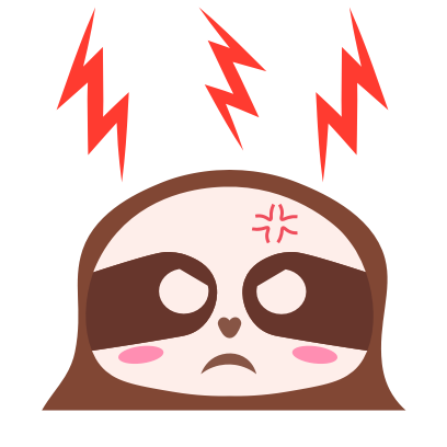 Sloth Halloween Domoji messages sticker-1