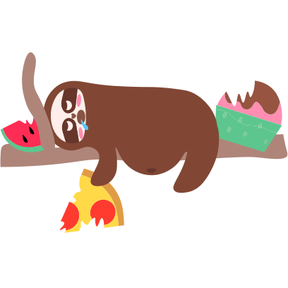 Sloth Halloween Domoji messages sticker-9