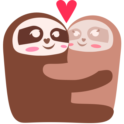 Sloth Halloween Domoji messages sticker-6