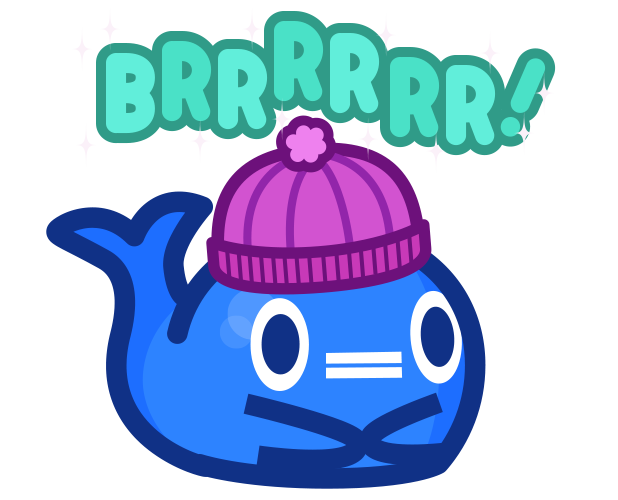 Kujira-chan x Geikatsu messages sticker-1