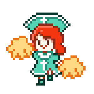 8bit dot rpg character messages sticker-9