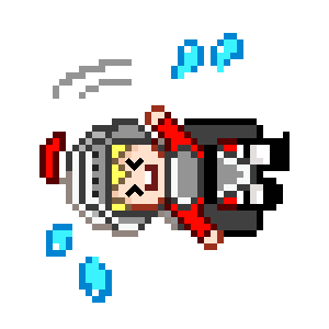 8bit dot rpg character messages sticker-7