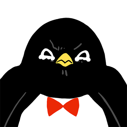 (Free) The bossy penguin in the South Pole. messages sticker-2