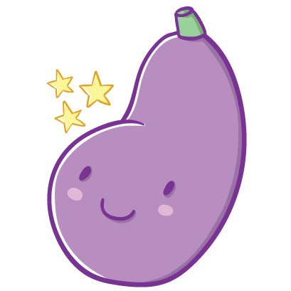 Aubergine Boys: Eggplant Stickers by Blake Jones messages sticker-7
