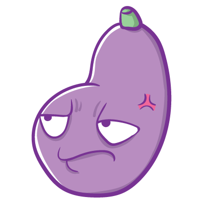 Aubergine Boys: Eggplant Stickers by Blake Jones messages sticker-10