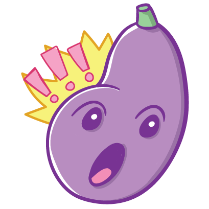 Aubergine Boys: Eggplant Stickers by Blake Jones messages sticker-8