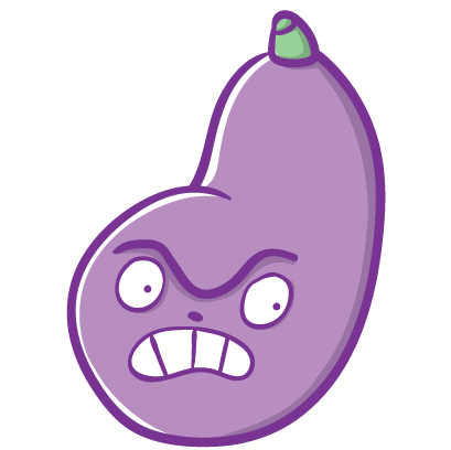 Aubergine Boys: Eggplant Stickers by Blake Jones messages sticker-3