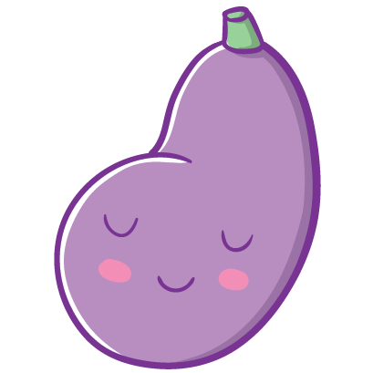 Aubergine Boys: Eggplant Stickers by Blake Jones messages sticker-4