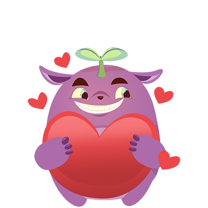 Perry the Purple Monster messages sticker-5