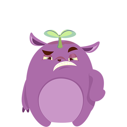 Perry the Purple Monster messages sticker-3