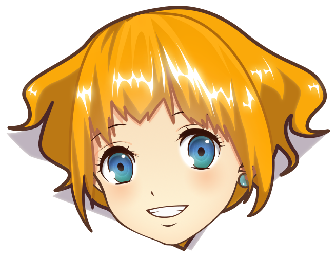 Manga Girly Stickers Pack for iMessage messages sticker-1