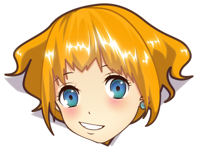 Manga Girly Stickers Pack for iMessage messages sticker-3