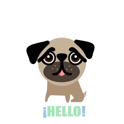 BUBU Pug messages sticker-4