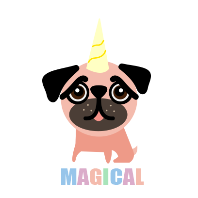 BUBU Pug messages sticker-5