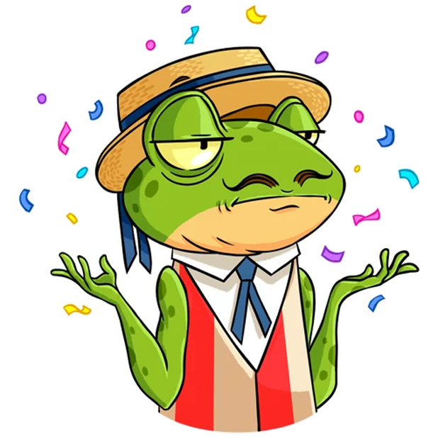 Mr. Ribbit messages sticker-0