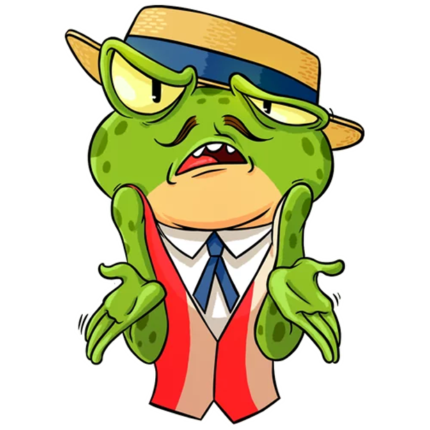 Mr. Ribbit messages sticker-7