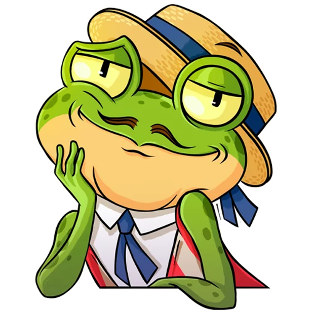 Mr. Ribbit messages sticker-10