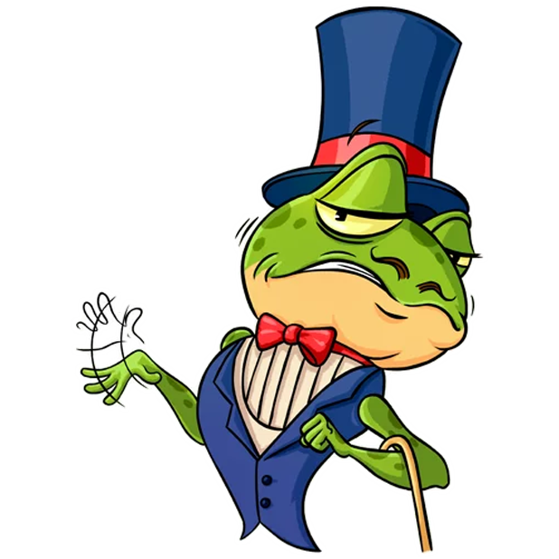 Mr. Ribbit messages sticker-6