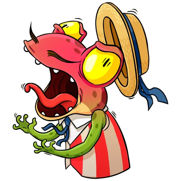 Mr. Ribbit messages sticker-2