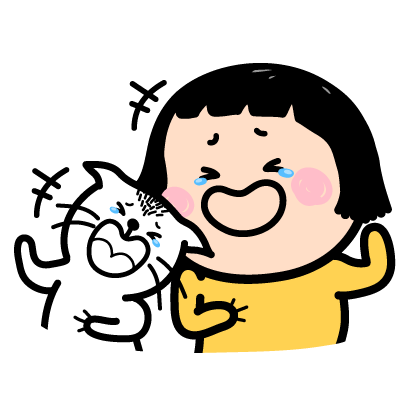 Heart Cat Lite - Mango Sticker messages sticker-0