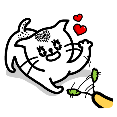 Heart Cat Lite - Mango Sticker messages sticker-2