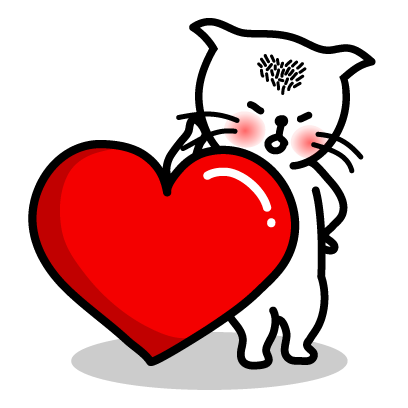 Heart Cat Lite - Mango Sticker messages sticker-7