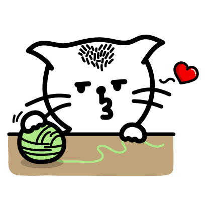 Heart Cat Lite - Mango Sticker messages sticker-3