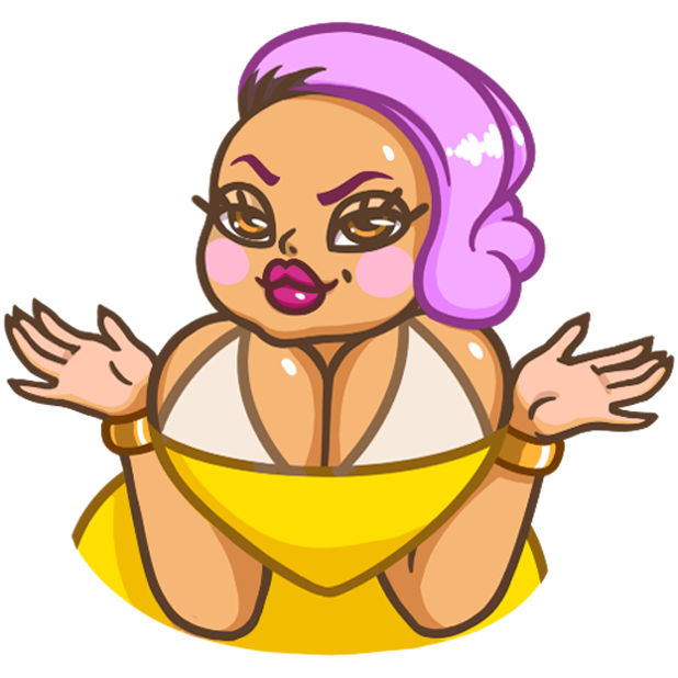 Miss Curvy messages sticker-2