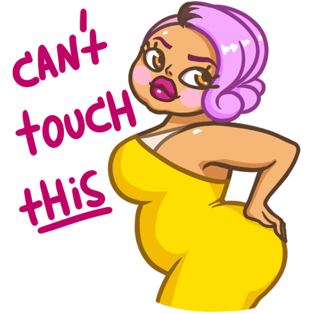 Miss Curvy messages sticker-1