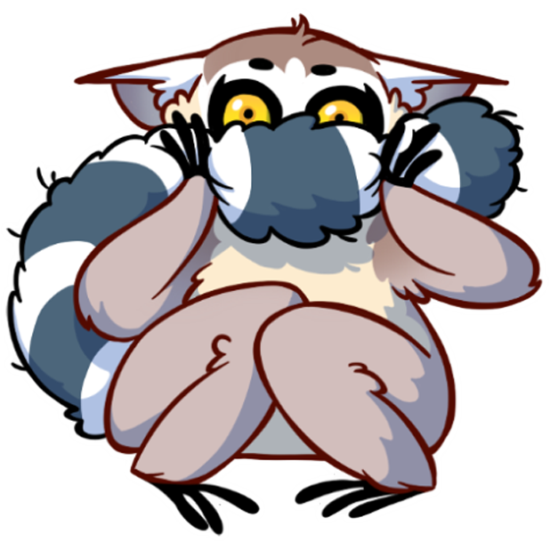 Tailor the Lemur messages sticker-7