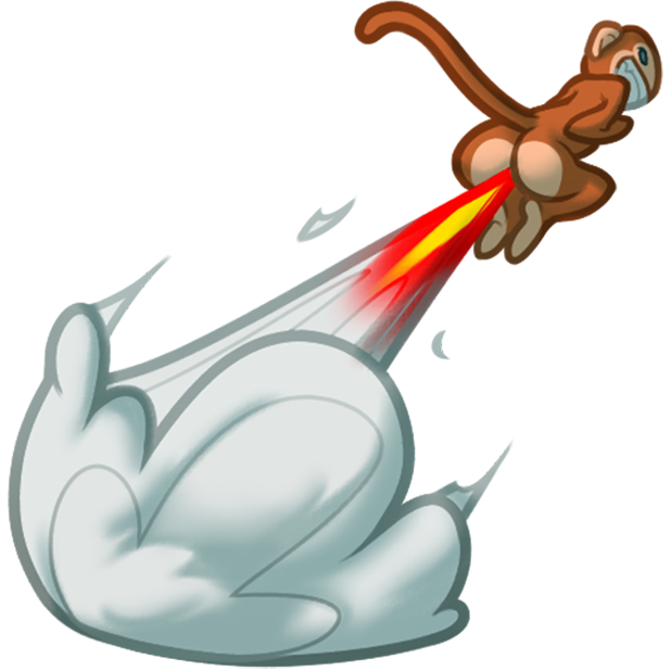 Mona Monkey messages sticker-2