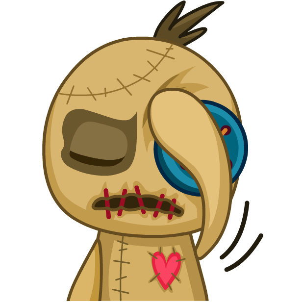 Voodoo Doll Chumbo messages sticker-8